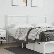 vidaXL fehér fém fejtámla 160 cm ágy és ágykellék