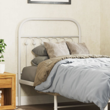 vidaXL fehér fém fejtámla 75 cm ágy és ágykellék
