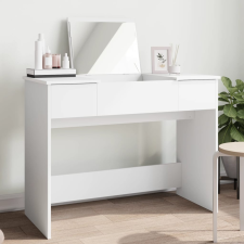 vidaXL fehér fésülködőasztal tükörrel 100x45x76 cm bútor