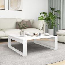 vidaXL fehér forgácslap dohányzóasztal 100 x 100 x 35 cm bútor