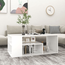 vidaXL fehér forgácslap dohányzóasztal 100 x 50 x 40 cm bútor