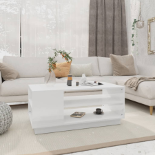 vidaXL fehér forgácslap dohányzóasztal 102 x 55 x 43 cm bútor