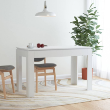 vidaXL Fehér forgácslap étkezőasztal 120 x 60 x 76 cm bútor