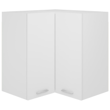vidaXL fehér forgácslap függő sarokszekrény 57 x 57 x 60 cm bútor