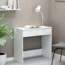 vidaXL Fehér forgácslap íróasztal 80 x 40 x 75 cm íróasztal
