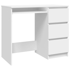 vidaXL fehér forgácslap íróasztal 90 x 45 x 76 cm (801373) bútor