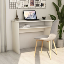 vidaXL fehér forgácslap íróasztal 90 x 50 x 74 cm íróasztal