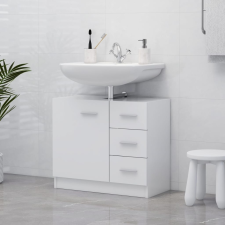 vidaXL fehér forgácslap mosdószekrény 60 x 30 x 54 cm fürdőszoba bútor
