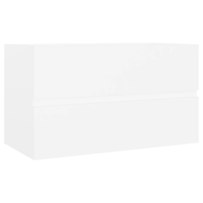 vidaXL fehér forgácslap mosdószekrény 80 x 38,5 x 45 cm (804746) fürdőszoba bútor