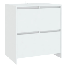 vidaXL fehér forgácslap tálalószekrény 70 x 41 x 75 cm (809764) bútor