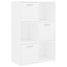 vidaXL fehér forgácslap tárolószekrény 60 x 29,5 x 90 cm (801134) bútor