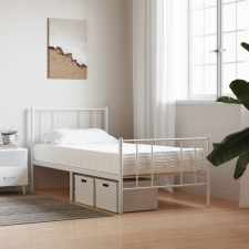 vidaXL fehér H2/H3 keménységű habmatrac 90 x 200 cm (356341) ágy és ágykellék