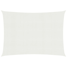 vidaXL fehér HDPE napvitorla 160 g/m² 6 x 7 m kerti bútor
