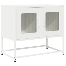 vidaXL fehér hidegen hengerelt acél TV-szekrény 68x39x60,5 cm (853337) bútor
