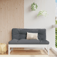 vidaXL fehér kerti tömör fenyőfa középső kanapé 120 x 80 cm kerti bútor