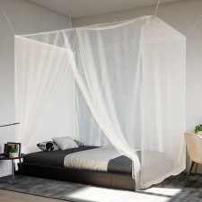 vidaXL fehér lógó szúnyogháló 156 hálószem 220x120x150 cm szúnyogháló