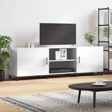 vidaXL fehér magasfényű műfa TV-szekrény 150x30x50 cm bútor