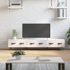 vidaXL Fehér magasfényű műfa tv-szekrény 150x36x30 cm bútor