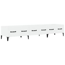 vidaXL fehér magasfényű szerelt fa TV-szekrény 150x34,5x30 cm (812651) bútor