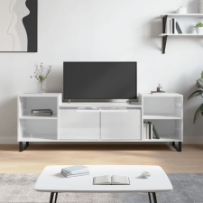 vidaXL fehér magasfényű szerelt fa TV-szekrény 160x35x55 cm bútor
