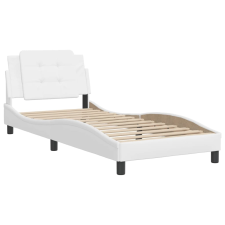 vidaXL fehér műbőr ágykeret fejtámlával 80 x 200 cm ágy és ágykellék