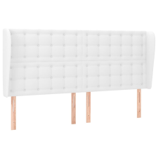 vidaXL fehér műbőr fejtámla szárnyakkal 163x23x118/128 cm (3118053) ágy és ágykellék
