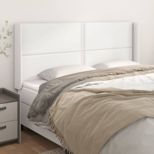 vidaXL fehér műbőr fejtámla szárnyakkal 183x16x118/128 cm ágy és ágykellék