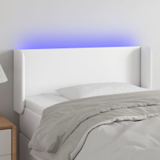 vidaXL fehér műbőr LED-es fejtámla 103x16x78/88 cm ágy és ágykellék