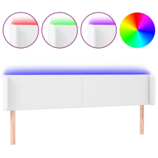 vidaXL fehér műbőr LED-es fejtámla 183x16x78/88 cm (3123059) ágy és ágykellék