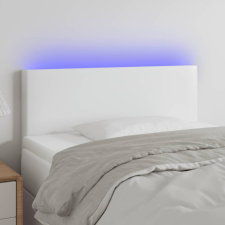vidaXL fehér műbőr LED-es fejtámla 80 x 5 x 78/88 cm ágy és ágykellék