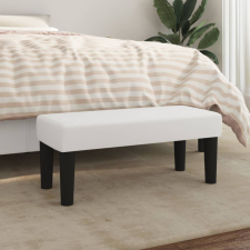 vidaXL fehér műbőr pad 70 x 30 x 30 cm bútor