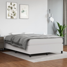 vidaXL fehér műbőr rugós ágy matraccal 140 x 200 cm ágy és ágykellék
