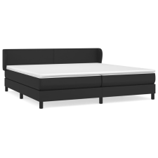 vidaXL fehér műbőr rugós ágy matraccal 200 x 200 cm (3127211) ágy és ágykellék
