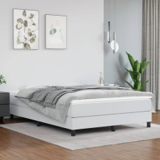 vidaXL fehér műbőr rugós ágykeret 140x190 cm ágy és ágykellék