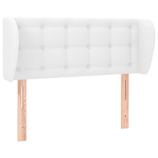 vidaXL fehér műbőr szárnyas fejtámla 103x23x78/88 cm (3117229) ágy és ágykellék