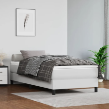 vidaXL Fehér műbőr zsebrugós ágymatrac 80 x 200 x 20 cm ágy és ágykellék
