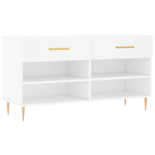 vidaXL fehér műfa cipőpolc 102x35x55 cm (829724) bútor