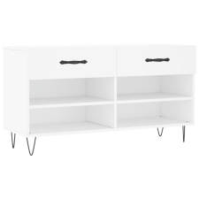 vidaXL fehér műfa cipőpolc 102x35x55 cm (829732) bútor