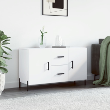 vidaXL Fehér műfa tálalóasztal 100 x 36 x 60 cm bútor