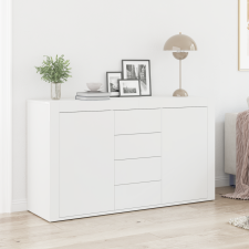 vidaXL Fehér Oldalszekrény Fehér Fa 120 x 36 x 69 cm Tárolás bútor
