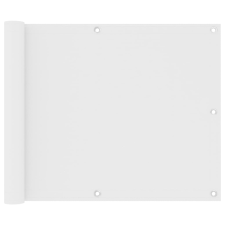 vidaXL fehér oxford-szövet erkélyparaván 75 x 400 cm kerti bútor
