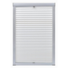 vidaXL fehér pliszé roló P06/406 (131313) lakástextília