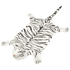 vidaXL fehér plüss tigris szőnyeg 144 cm lakástextília