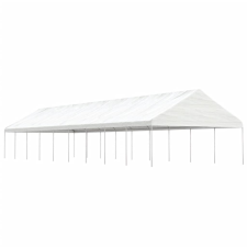 vidaXL fehér polietilén pavilon tetővel 20,07 x 5,88 x 3,75 m kerti bútor