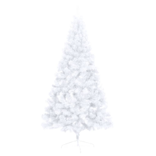 vidaXL fehér PVC fél műkarácsonyfa állvánnyal 150 cm (328418) műfenyő