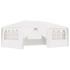 vidaXL fehér rendezvénysátor oldalfalakkal 4 x 6 m 90 g/m² sátor