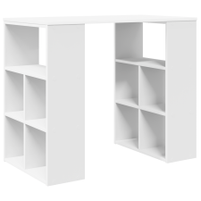 vidaXL Fehér Sarokíróasztal Fehér MDF Közepes Tároló (869506) íróasztal