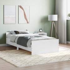 vidaXL fehér szerelt fa ágykeret 100 x 200 cm ágy és ágykellék