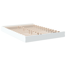 vidaXL fehér szerelt fa ágykeret 140 x 200 cm (842021) ágy és ágykellék