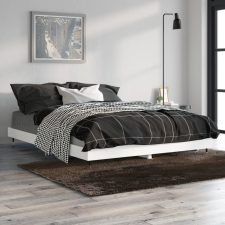 vidaXL fehér szerelt fa ágykeret 140x190 cm ágy és ágykellék